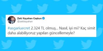 2020 Asgari Ücret Zammı Açıklamasının Ardından Gelen Sosyal Medya Tepkileri