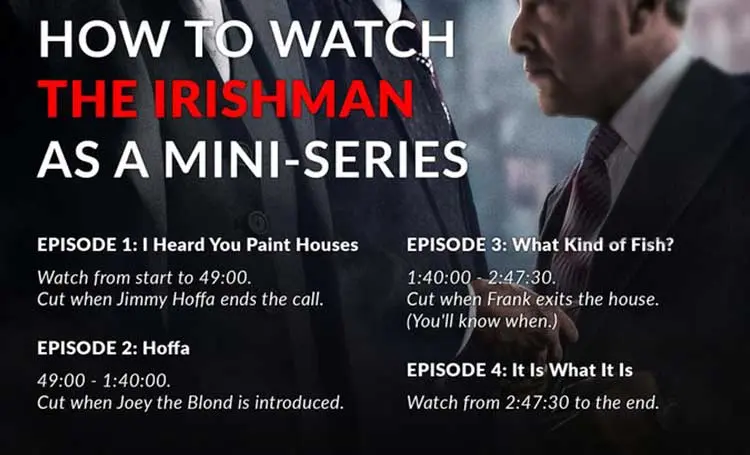 the irishman filmi mini dizi versiyonu alexander dunerfos önerisi
