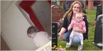 Bebeğini Hayaletlerle Konuşurken Videoya Çeken Anne