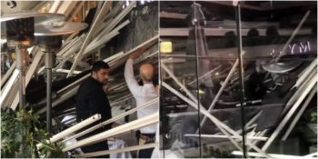 Zincirlikuyu’da Bir Alışveriş Merkezinde Bulunan Kafenin Tavanı Çöktü