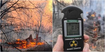 Çernobil’de Orman Yangını: Bölgedeki Radyasyon Seviyesi 16 Kat Arttı