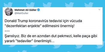 ABD Başkanı Trump’ın Corona Tedavisi İçin “Dezenfektan Enjektesi” Önerisi Sosyal Medyanın Gündeminde