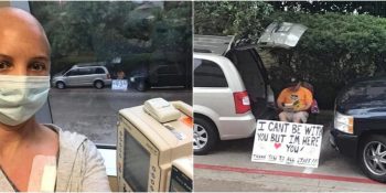 Yanına Gidemediği Kanser Hastası Eşi İçin Günlerce Hastane Önünde Bekleyen Adam