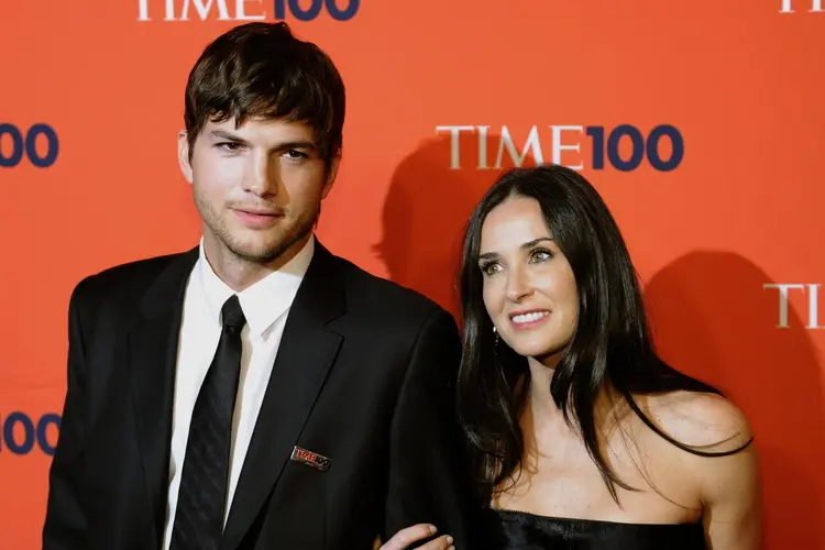 Demi Moore ve Ashton Kutcher'ın fotoğrafı