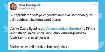 Van’da Vefa Sosyal Destek Grubuna Yapılan Hain Saldırı Sosyal Medyanın Gündeminde