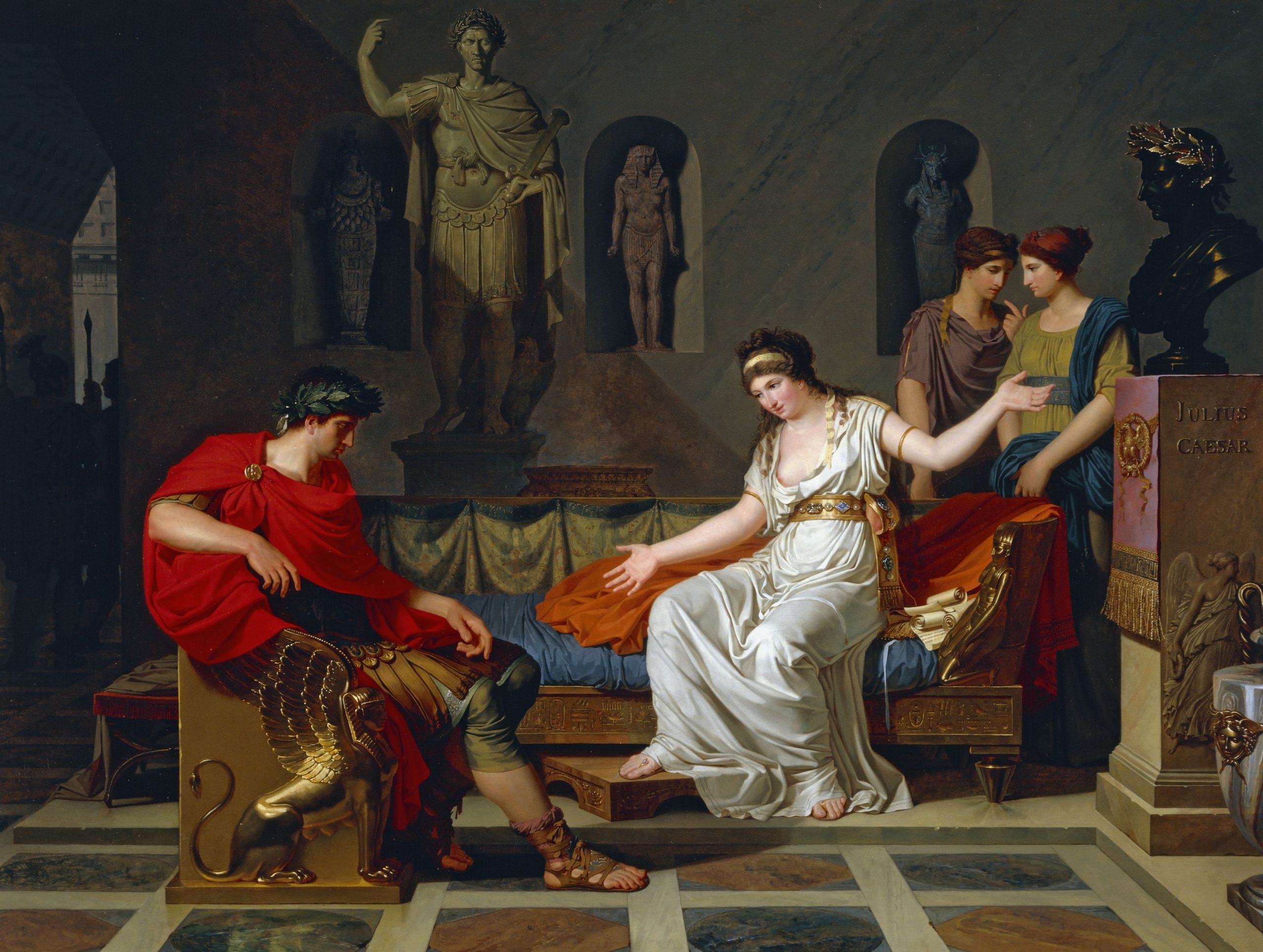 Kleopatra ve Sezar'ın tanışması