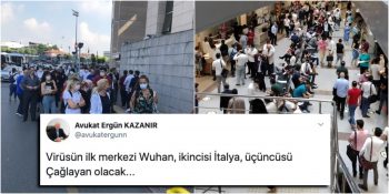 Çağlayan Adliyesi Önünde Oluşan Uzun Kuyruklar Sosyal Medyanın Gündeminde