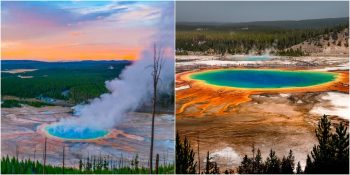 Masallardan Fırlamış Gibi Görünen Bir Doğa Harikası: Grand Prismatic Spring