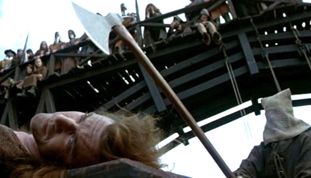 Gerçekte yaşanmış film sahneleri William Wallace'ın idamı