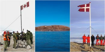 Kanada ve Hollanda’nın İçki Şişesi Bırakarak Savaştıkları Hans Adası