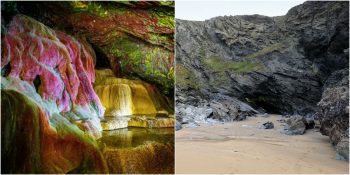 Büyülü Güçlerden Vikinglere: Şifa Dağıttığına İnanılan ve Gökkuşağı Renkleriyle Büyüleyen St. Cuthbert Mağarası