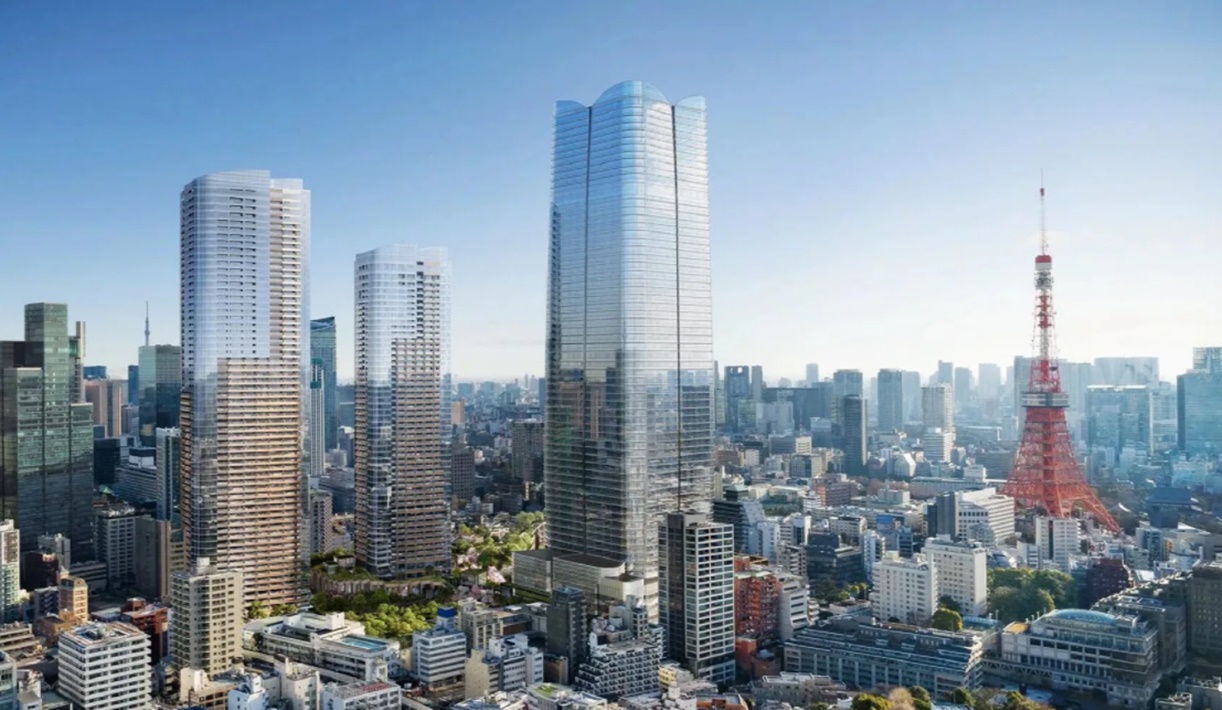 dünyanın en kalabalık şehri Tokyo binalar
