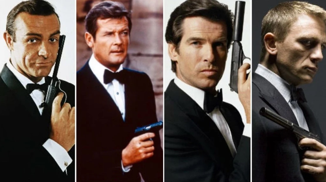 popüler karakterleri canlandıran oyuncular James Bond oyuncuları