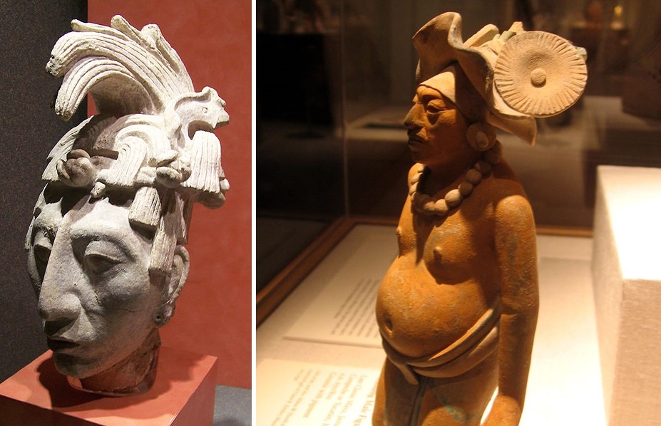 Mayalar hakkında ilginç bilgiler heykelleri