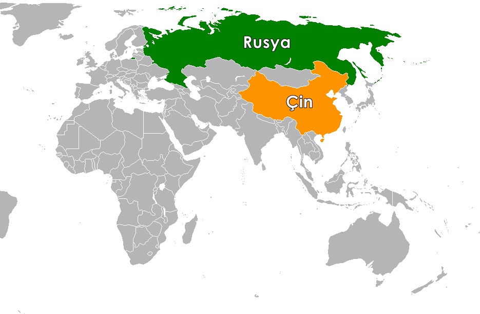 Dünyanın en kalabalık ülkesi Rusya ve Çin