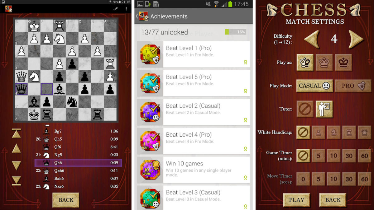 Chess Free - Mobil satranç uygulamaları