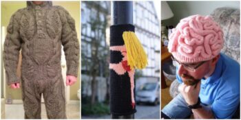 Tuvalet Kağıdından Çift Kişilik Kazağa: Var Olduğuna İnanmakta Zorlanacağınız Birbirinden Tuhaf 18 Örgü Modeli