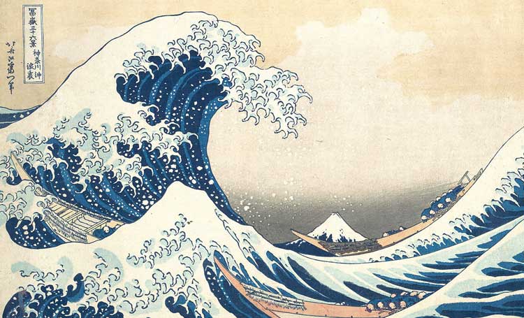 The Great Wave (Büyük Dalga), Katsushika Hokusai 