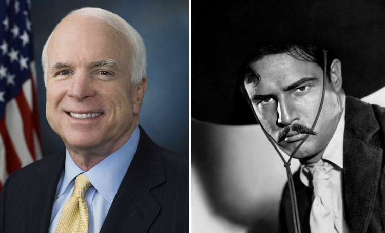 John McCain Viva Zapata ünlülerin favori filmleri listelist