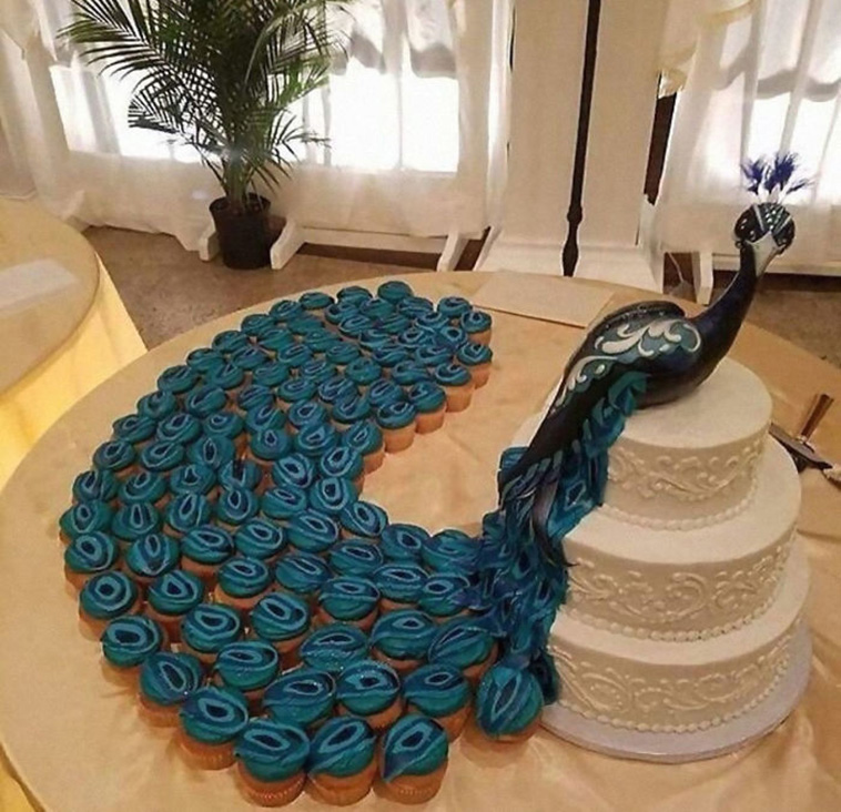 yaratıcı düğün pastaları