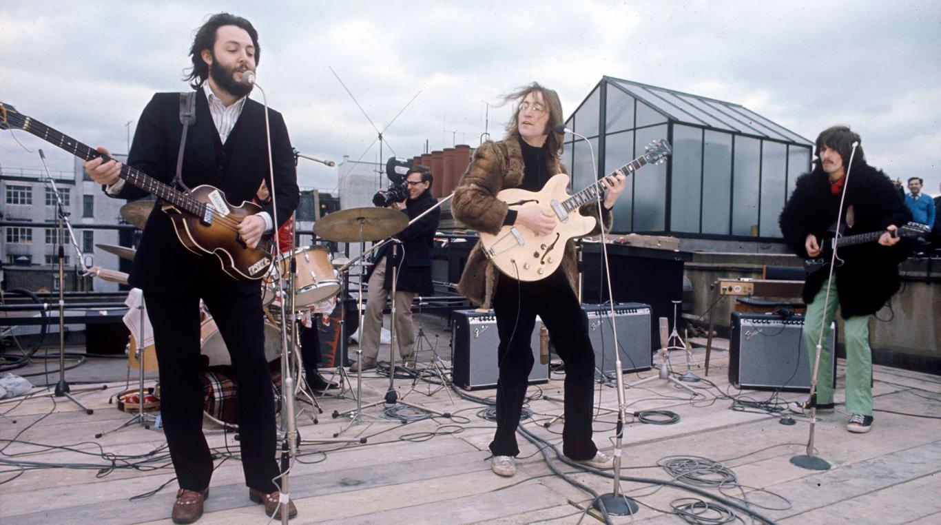 The Beatles çatı konseri