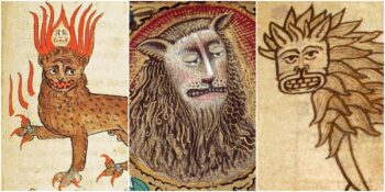 Orta Çağ Ressamlarının Aslanları Resmetmekte Problem Yaşadığını Gösteren 23 Tuhaf Çizim