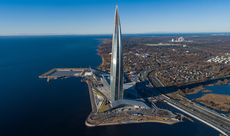 Lakhta Center dünyanın en yüksek binaları listelist