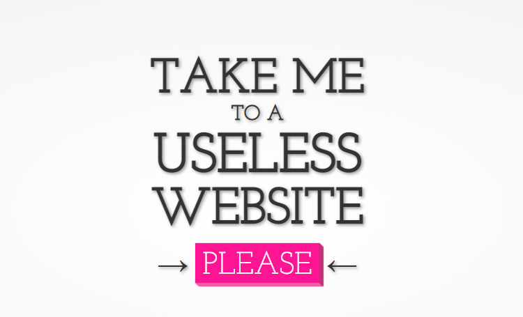 ilginç web siteleri ilginç internet siteleri listelist The Useless Web