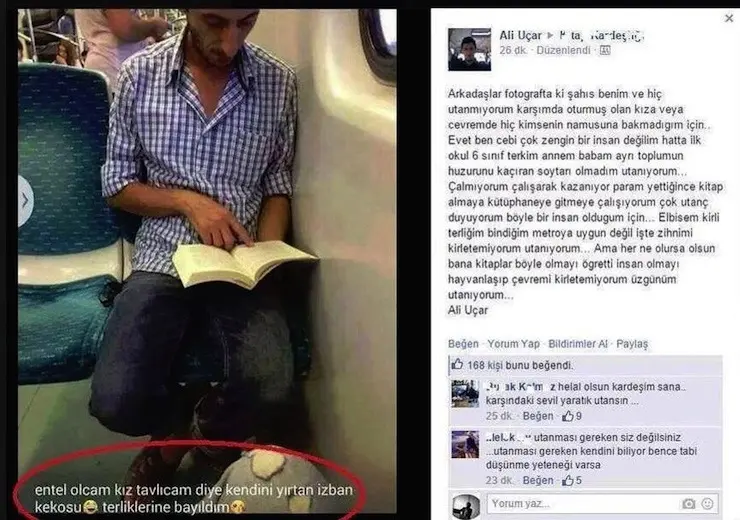 ali uçar terlik metro izban keko facebook paylaşımı listelist 