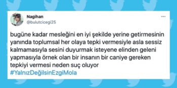 Tecavüz Faili Musa Orhan’a Hakaret Ettiği Gerekçesiyle Hakkında Dava Açılan Ezgi Mola #YalnızDeğilsin Etiketiyle Sosyal Medyanın Gündeminde