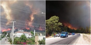 Manavgat’ta Ciğerlerimiz Yanıyor! Dört Ayrı Noktada Çıkan Yangın Yerleşim Yerlerine Ulaştı