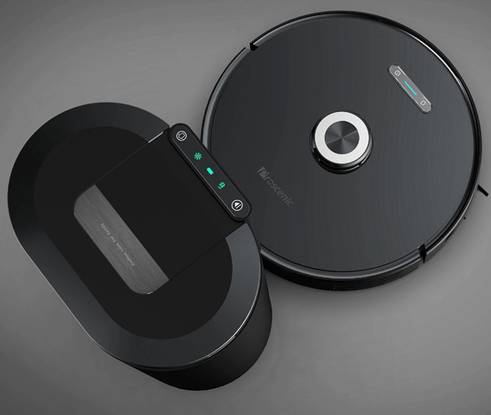 2 Panni Lavabili Per Mocio Robot Proscenic M8 PRO - Accessori Di Ricambio, Pulizia Efficace Fino A 0,3 Micron, Facili Da Sostituire