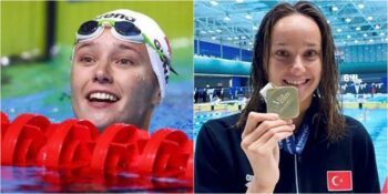 Milli Yüzücü Viktoria Zeynep Güneş Avrupa Şampiyonası’nda Altın Madalya Kazandı