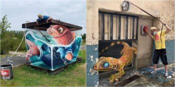 Issız Sokakları Gerçekçi 3D Çalışmalarıyla Renklendiren Fransız Sanatçı