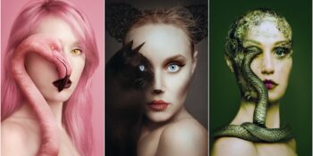 İnsan ve Hayvan Yüzlerini Birleştirerek Nefes Kesici Portreler Ortaya Çıkaran Sanatçının 15 Çalışması