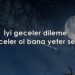 İyi geceler mesajı