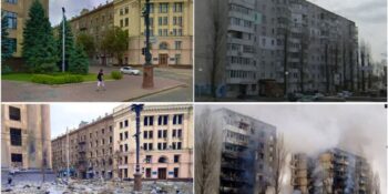 Öncesi ve Sonrası: Ukrayna’da Savaşın Ne Kadar Yıkıcı Olduğunu Gösteren 13 Fotoğraf