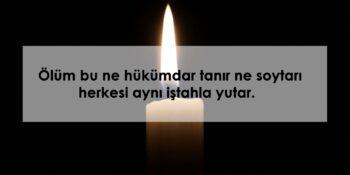 Ölümle ilgili sözler