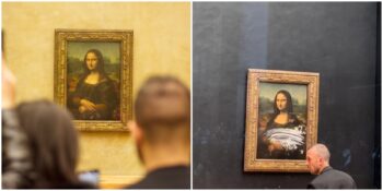 İklim Krizine Karşı İlginç Protesto: Dünyaca Ünlü Mona Lisa Tablosuna Pasta Fırlatıldı