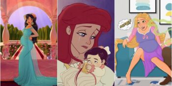 Hamilelik ve Annelik Süreçlerini Disney Karakterleri Üzerinden Anlatan Sanatçı Anna Belenkiy’den 15 Etkileyici İllüstrasyon
