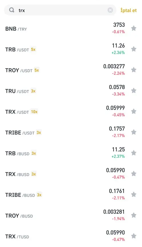 trx nasıl alınır