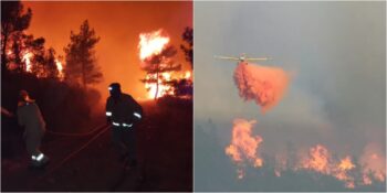 Yine Ciğerlerimiz Yanıyor! Marmaris’teki Orman Yangınını Söndürme Çalışmaları Devam Ediyor