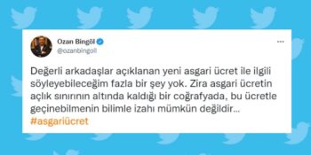 Asgari Ücrete Zam Açıklamasının Ardından Gelen Sosyal Medya Tepkileri