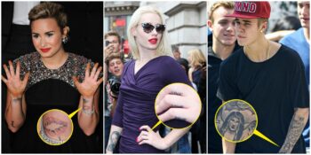 Yaptırdıklarına Pişman Oldukları Dövmeleri Çeşitli Yöntemlerle Gizleyen 10 Ünlü İsim