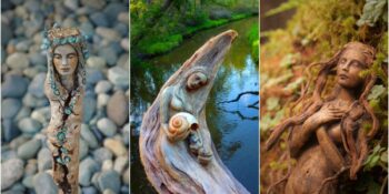 Ağaç Dalları Ve Deniz Kabuklarından Muhteşem Heykeller Yapan Sanatçı Debra Bernier’den 23 Eşsiz Çalışma