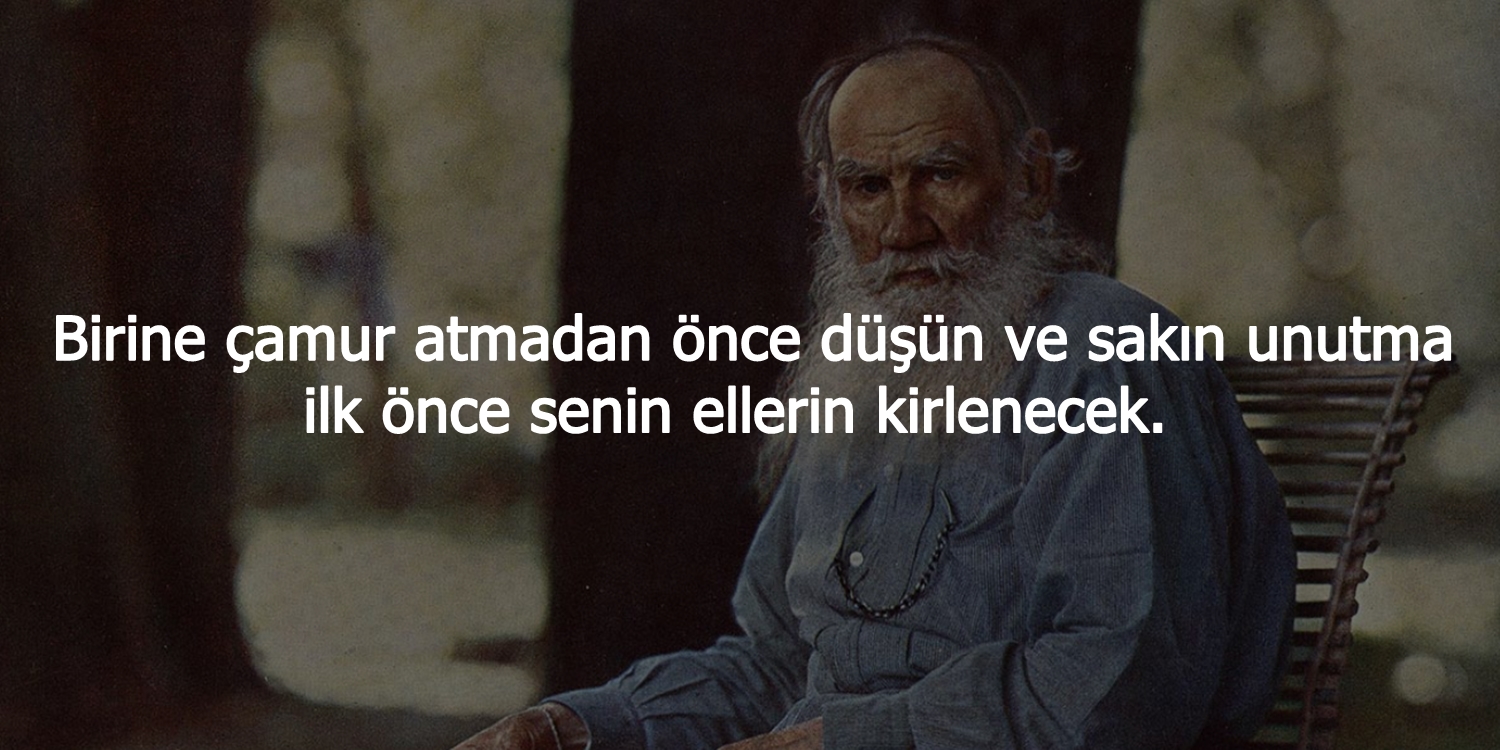 Tolstoy sözleri