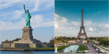 Eyfel Kulesi’nden Özgürlük Heykeli’ne: Öncesi Ve Sonrası Fotoğraflarıyla Hayranlık Uyandıran 9 Tarihi Yapı