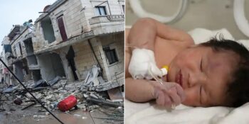 Dünyanın Farklı Noktalarından Binlerce İnsan Suriye’de Enkaz Altında Doğan Mucize Bebek Aya’yı Evlat Edinmek İstiyor
