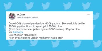 Bu Kadarına Pes! Antalya’da Ev Kiralarının 50 Bin Liraya Kadar Yükselmesi Sosyal Medyanın Gündeminde