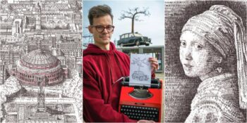 Fırça Yerine Daktilo Kullanan Ressam James Cook’tan 20 Etkileyici Çalışma